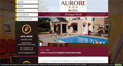 Desktop Screenshot of hotelaurore.com